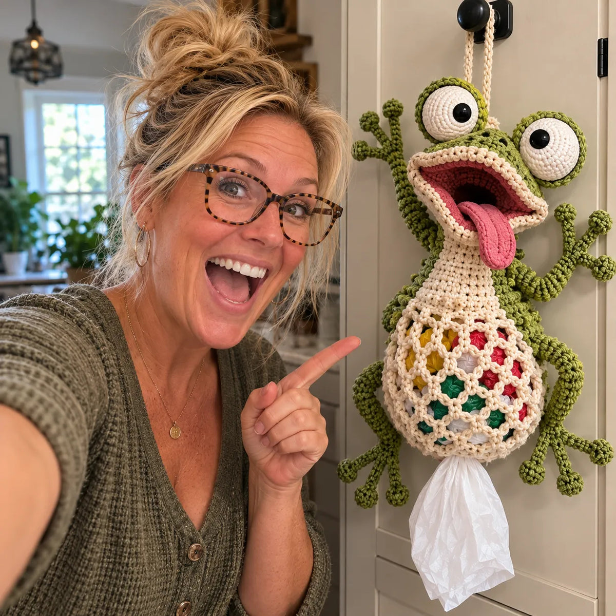 🔥🌼 Cottage Harvest Keepers — Crochet Animal Bag Holder DIY Kit | 15 Adorable Designs