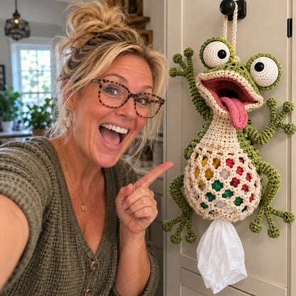 🔥🌼 Cottage Harvest Keepers — Crochet Animal Bag Holder DIY Kit | 15 Adorable Designs