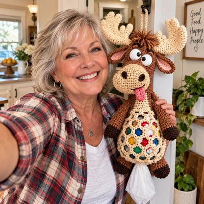 🔥🌼 Cottage Harvest Keepers — Crochet Animal Bag Holder DIY Kit | 15 Adorable Designs