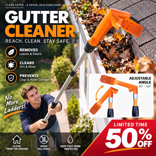 🔧 ✨ No-Climb Gutter Cleaning Tool