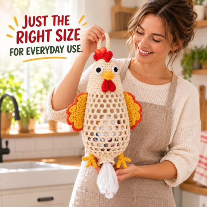 🔥🌼 Cottage Harvest Keepers — Crochet Animal Bag Holder DIY Kit | 15 Adorable Designs
