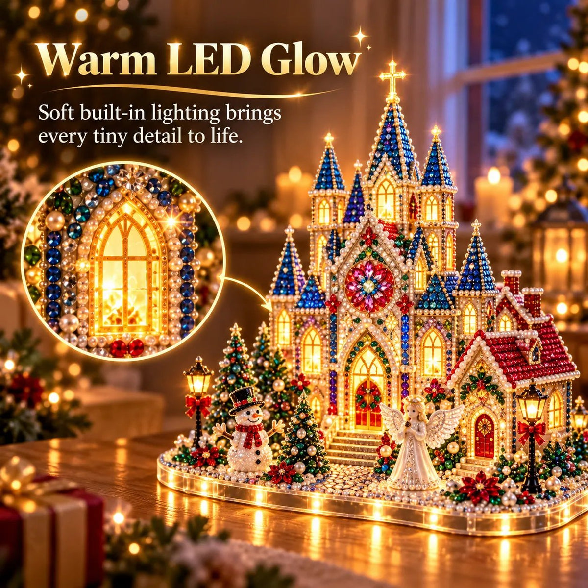 DIY-Kristallkunst-Set mit LED-Beleuchtung – Funkelnde Miniaturszenen zum Selbergestalten