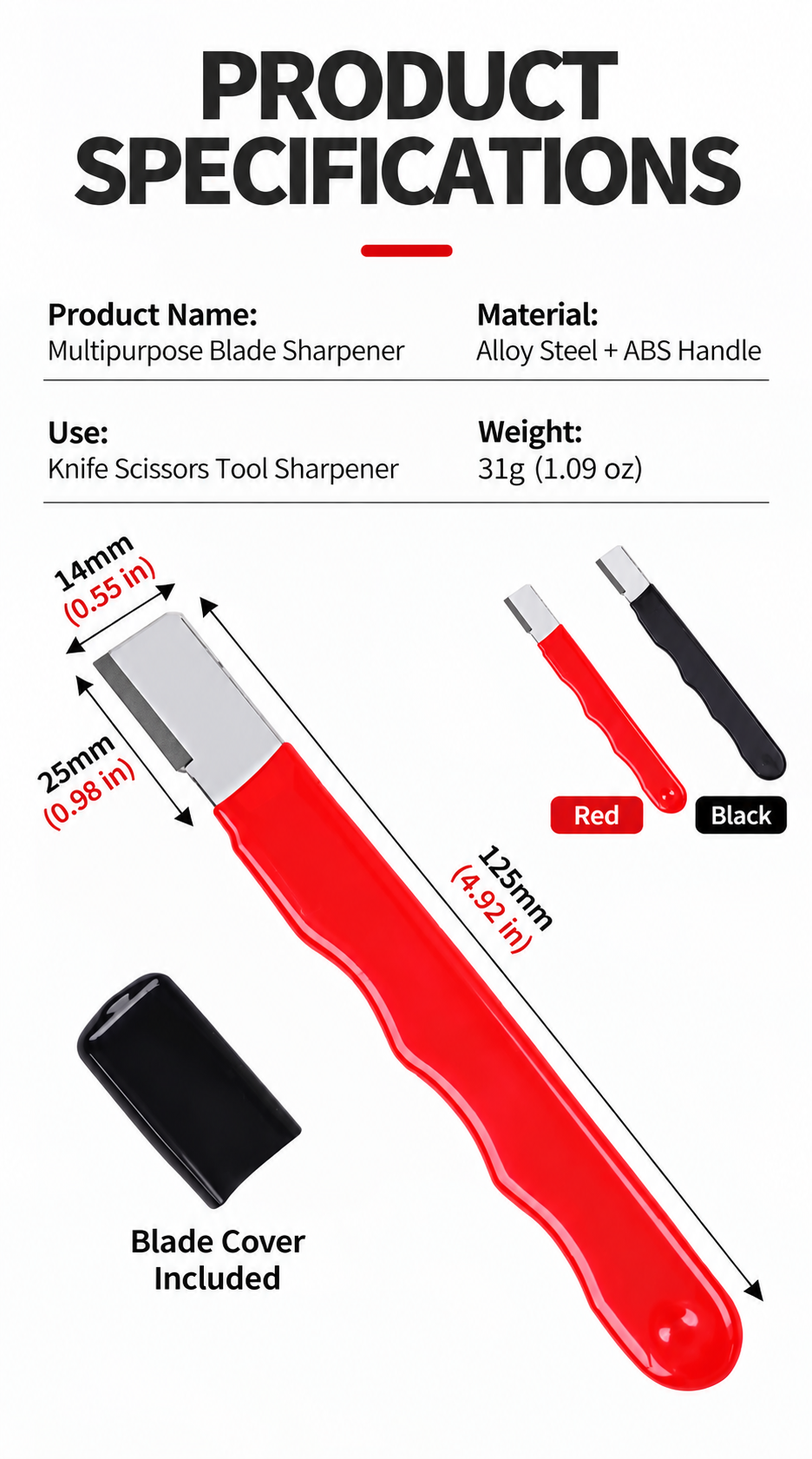 🔪 2026 Multi-Function Knife Sharpener – Restore Dull Blades Fast With 3-in-1 Sharpening System