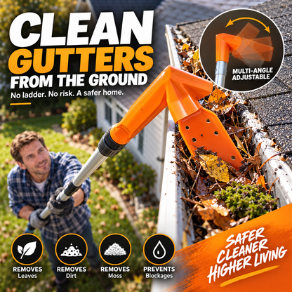 🔧 ✨ No-Climb Gutter Cleaning Tool