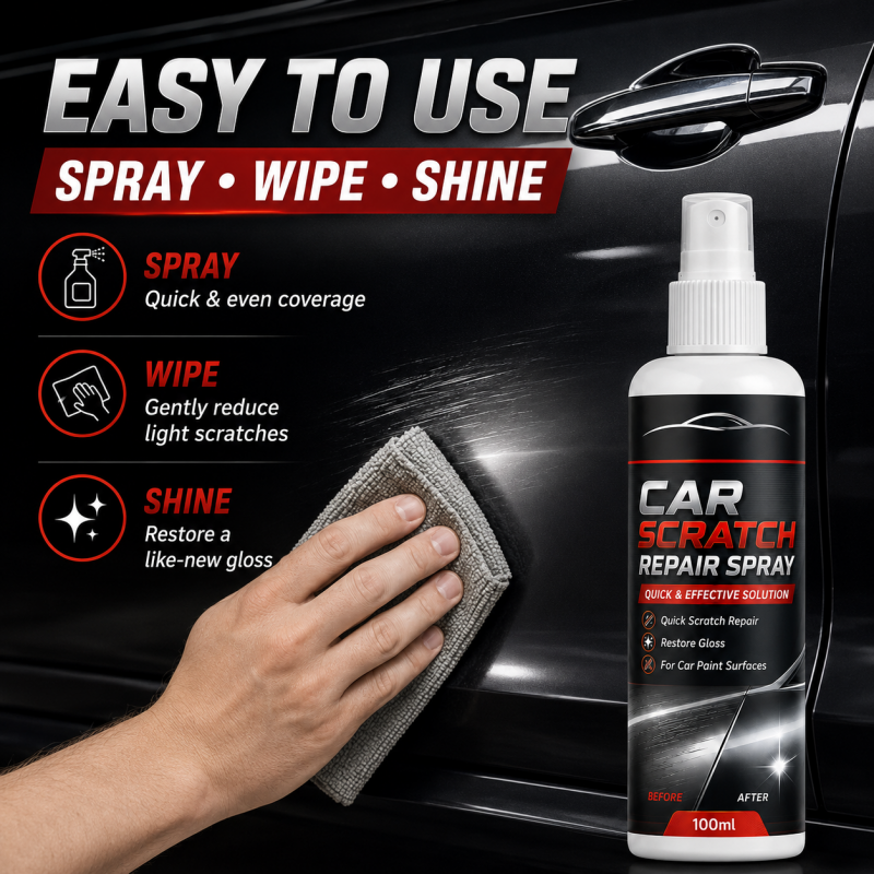 🥳2026 HOT SALE🥳💞50K+ SOLD!🚗✨ Universal Car Scratch Repair Spray – Erases light scratches, swirl marks & scuffs fast. No body shop needed – restore your car’s gloss in minutes! 🛡️💨