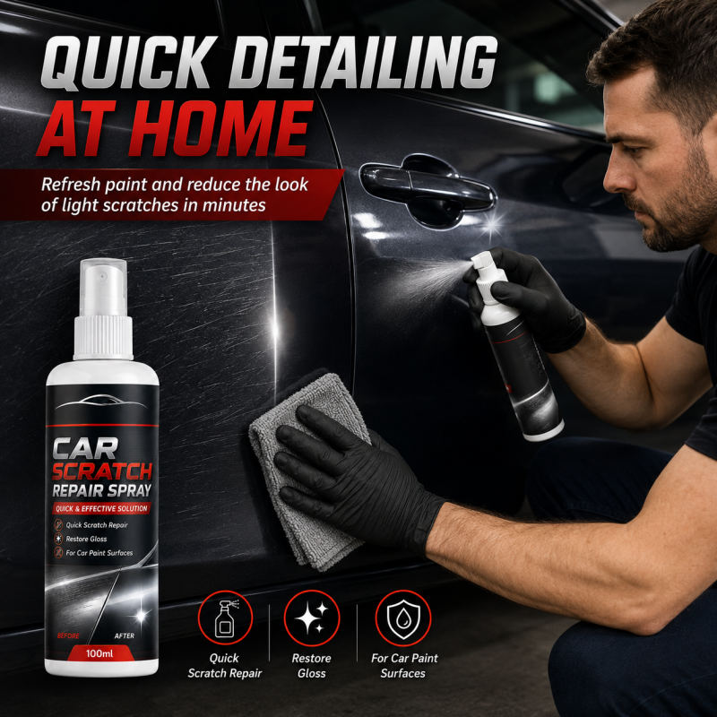 🥳2026 HOT SALE🥳💞50K+ SOLD!🚗✨ Universal Car Scratch Repair Spray – Erases light scratches, swirl marks & scuffs fast. No body shop needed – restore your car’s gloss in minutes! 🛡️💨